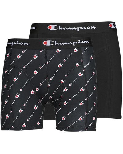 Champion Boxer X2 Boxer Shorts - Black