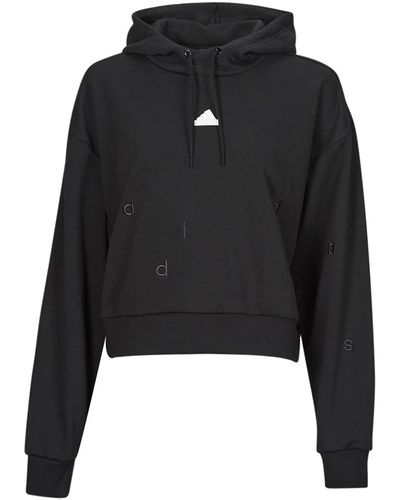 adidas Sweatshirt W Bluv Q1 Hd - Black