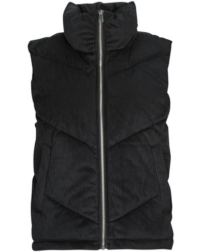 Vero Moda Duffel Coats Vmdebbiesofia Corduroy Waistcoat - Black