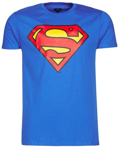 Yurban Superman Logo Classic T Shirt - Blue