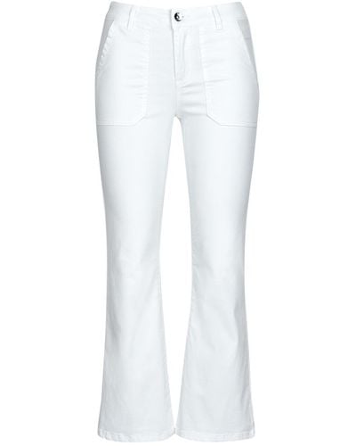 Les Petites Bombes Flare / Wide Jeans Faye - White