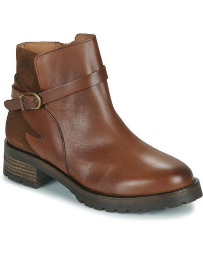 Betty London Mid Boots Harrison - Brown