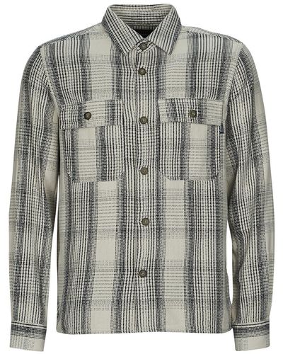 Only & Sons Long Sleeved Shirt Onsscott Ls Check Flannel Overshirt 4162 - Grey
