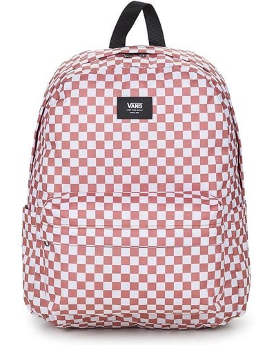 Vans Backpack Old Skool Check Backpack 22l - Pink