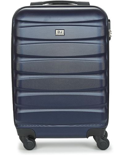 David Jones Chauvettini 40l Hard Suitcase - Blue