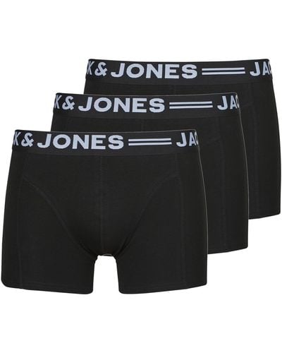 Jack & Jones Boxer Shorts Sense Trunks 3-pack - Black