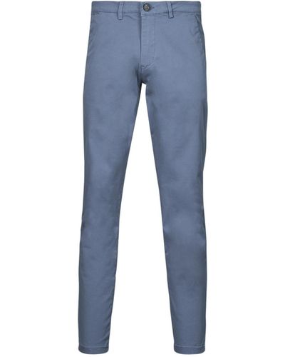 SELECTED Trousers Slhslim-new Miles 175 Flex Chino - Blue