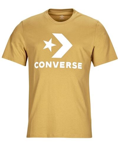 Converse T Shirt Go-to Star Chevron Logo T-shirt - Yellow