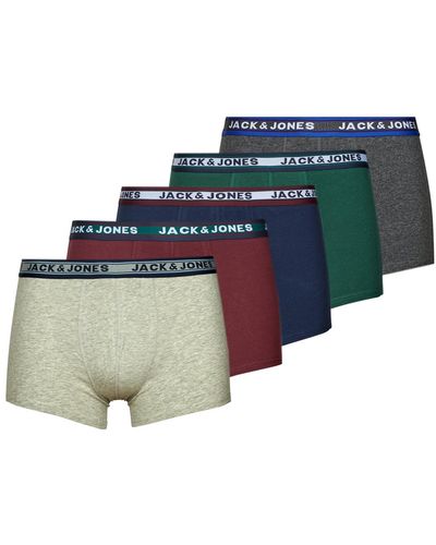 Jack & Jones Jacoliver X5 Boxer Shorts - Green