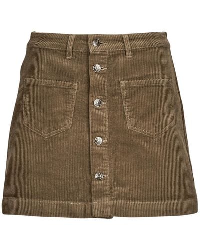 ONLY Skirt Onlamazing Hw Cord Skirt Pnt - Natural