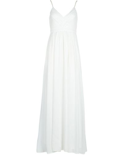 Betty London Victoire Long Dress - White