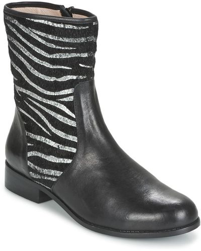Mellow Yellow Alicia Mid Boots - Black