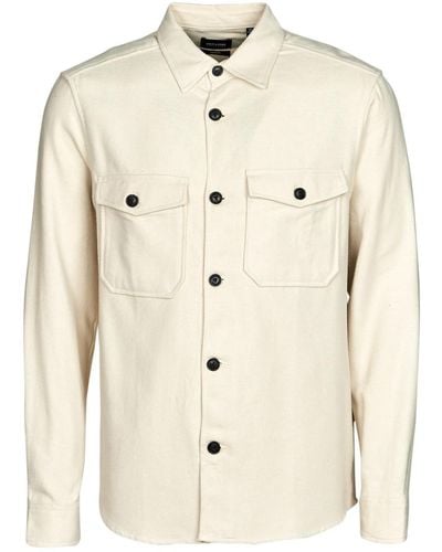 Only & Sons Jacket Onsmilo Ls Solid Overshirt Noos - Natural