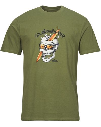Quiksilver T Shirt One Last Surf Ss - Green