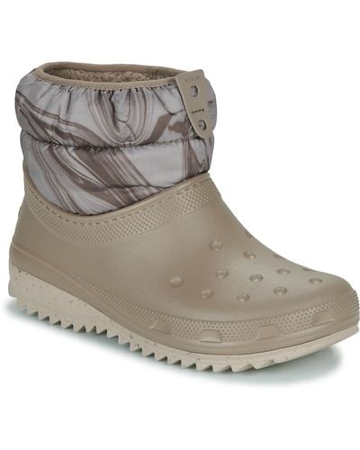 Crocs™ Classic Neo Puff Shorty Boot W Snow Boots - Grey