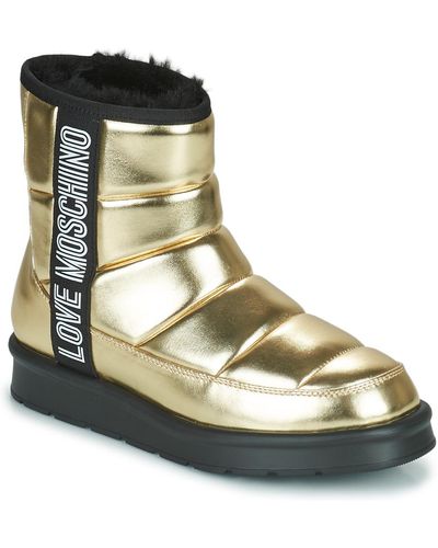 Love Moschino Ja24103h1f Snow Boots - Metallic