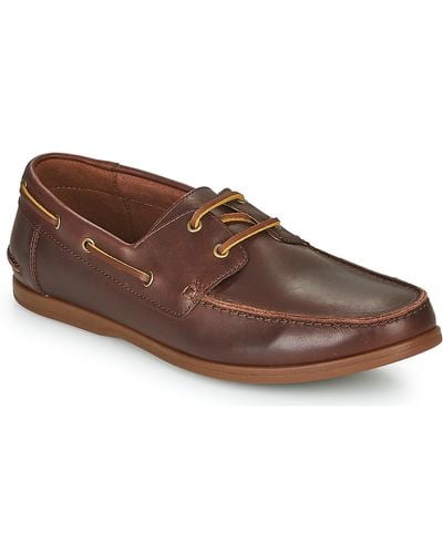 Clarks Pickwell Sail Casual Shoes - Brown