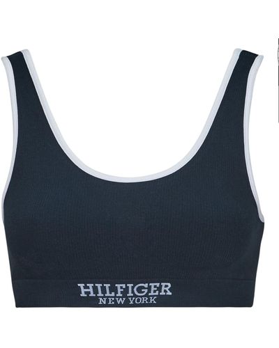Tommy Hilfiger Sports Bras Th Monotype Rib - Blue