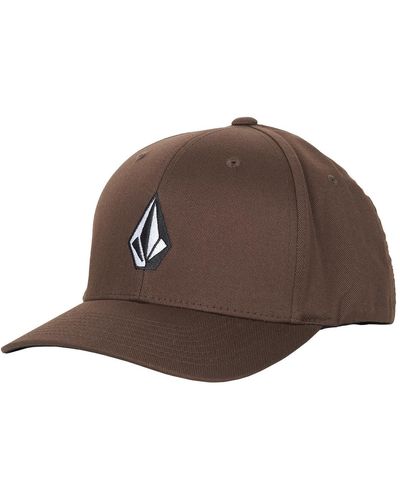 Volcom Cap Full Stone Flexfit Hat - Brown