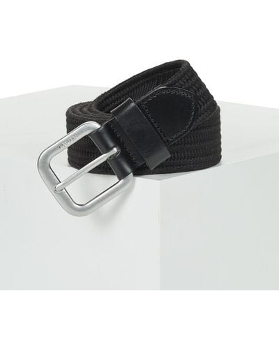Levi's Belt Stretch Woven Belt Ov - Black