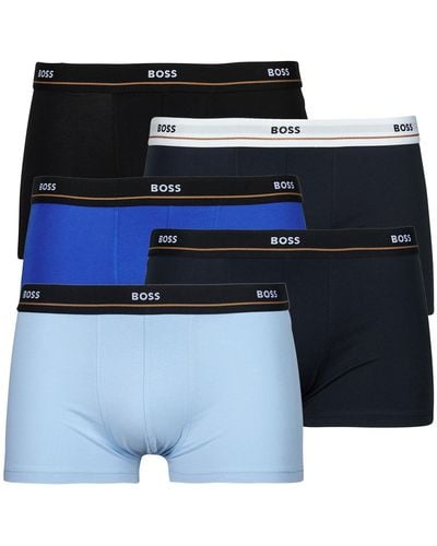 BOSS Boxer Shorts Trunk 5p Essential - Blue