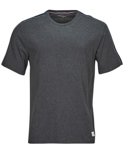 Tommy Hilfiger T Shirt Ss Tee Logo - Grey