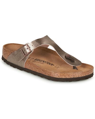 Birkenstock Flip Flops / Sandals (shoes) Gizeh - Brown