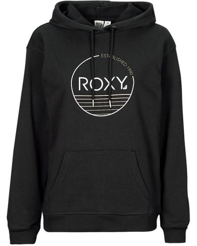 Roxy Sweatshirt Surf Stoked Hoodie Terry - Black