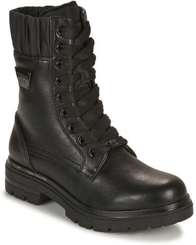 Tom Tailor Mid Boots 50013 - Black