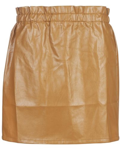Betty London Lili Women's Skirt In Brown - Natural