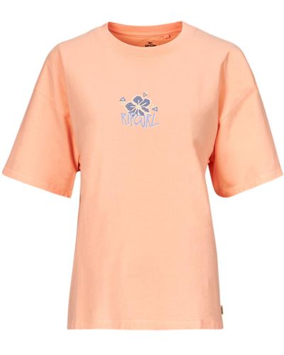 Rip Curl T Shirt Island Heritage Tee - Orange