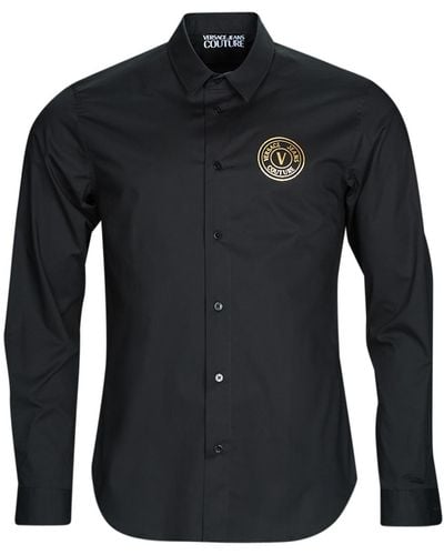 Versace 73gal2s7-899 Long Sleeved Shirt - Black