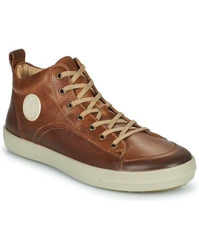 Pataugas Carlo Shoes (high-top Trainers) - Brown