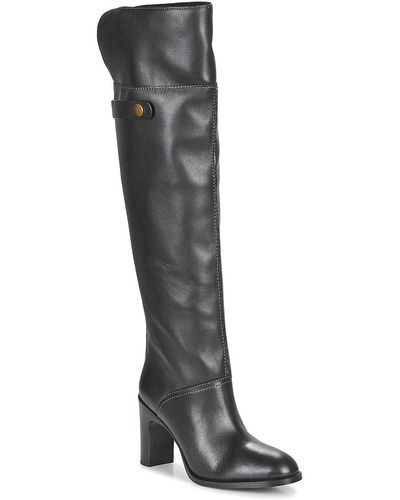 See By Chloé Navy High Boots - Black