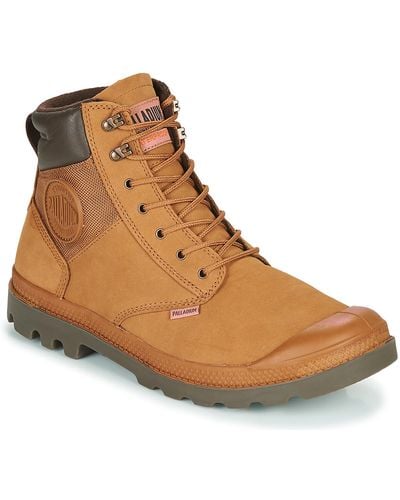 Palladium Pampa Shield Wp+ Lux Mid Boots - Brown