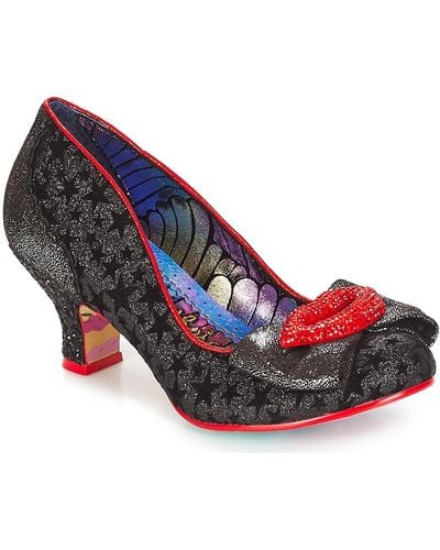 Irregular Choice Carnival Kiss Women's Court Shoes In Black