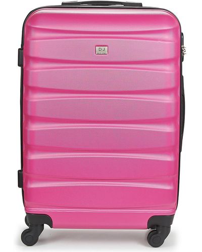 David Jones Chauvettini 72l Hard Suitcase - Pink
