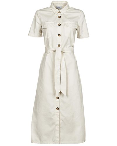Betty London Odress Long Dress - White