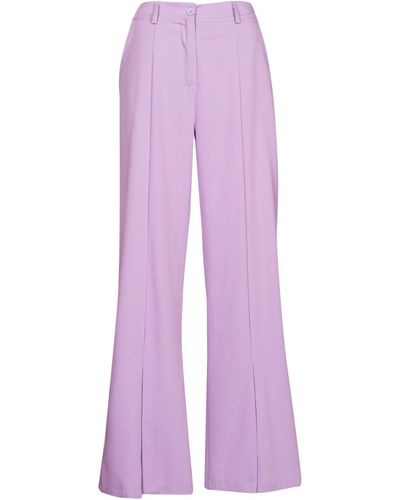 Yurban Lilia Wide Leg / Harem Trousers - Purple