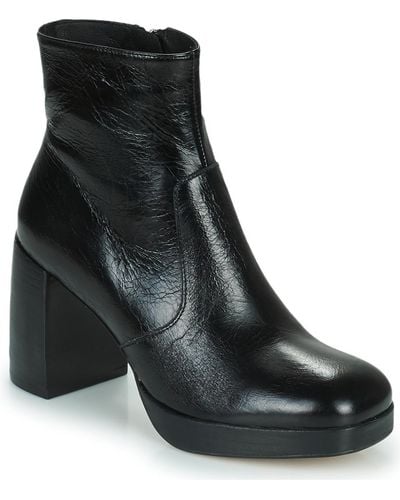 Minelli Laiyla Low Ankle Boots - Black