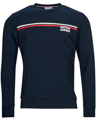 Jack & Jones Sweatshirt Jjatlas Sweat Crew Neck - Blue