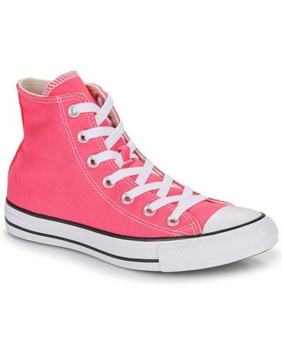 Converse Shoes (high-top Trainers) Chuck Taylor All Star - Pink