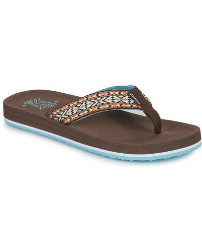 Cool shoe Flip Flops / Sandals (shoes) Dazzling - Brown