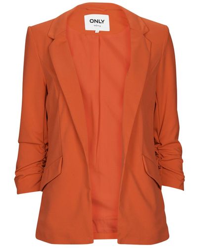 ONLY Jacket Onlcarolina Diana 3/4 Blazer Cc Tlr - Orange