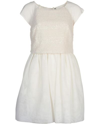 Naf Naf Dress Lymell - White