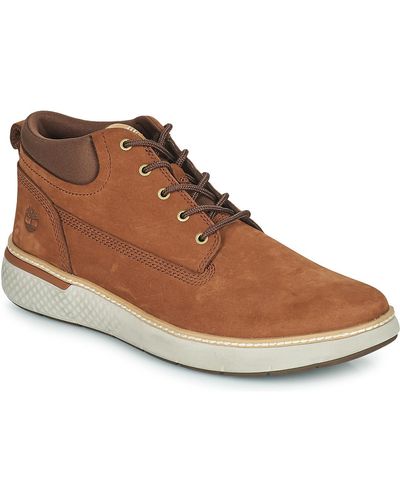 Timberland Cross Mark Pt Chukka Shoes (high-top Trainers) - Brown