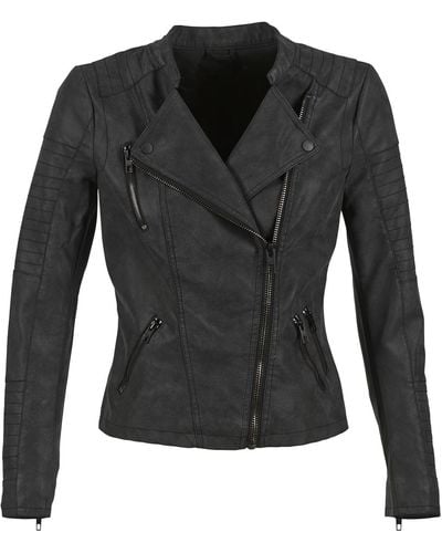 ONLY Ava Leather Jacket - Black