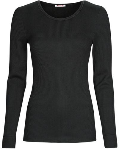 DAMART Long Sleeve Richelieu Grade 4 Bodysuits - Black