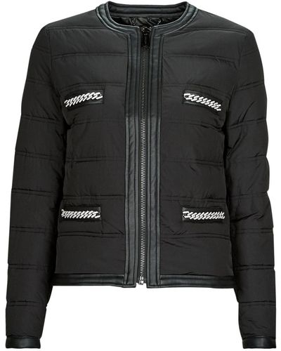 Guess Coat Irene Chain Jacket - Black