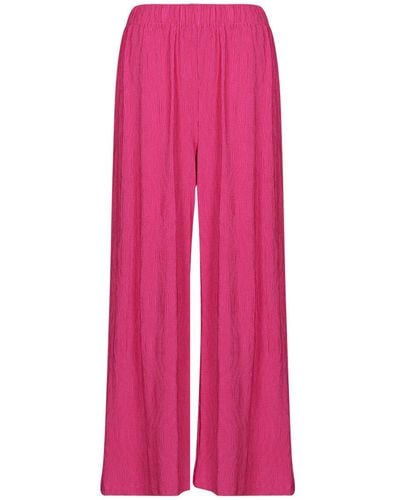 Yurban Rosa Wide Leg / Harem Trousers - Pink